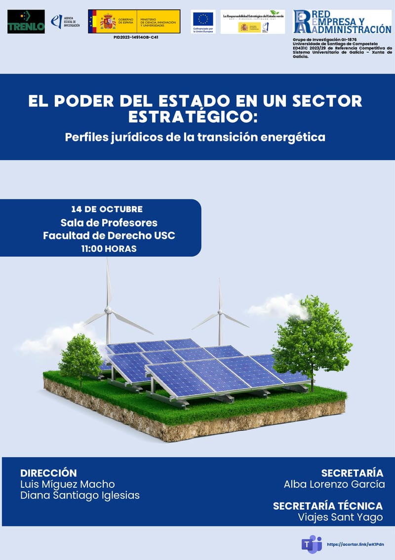 EL PODER DEL ESTADO EN UN SECTOR ESTRATÉGICO: Perfiles jurídicos de la transición energética