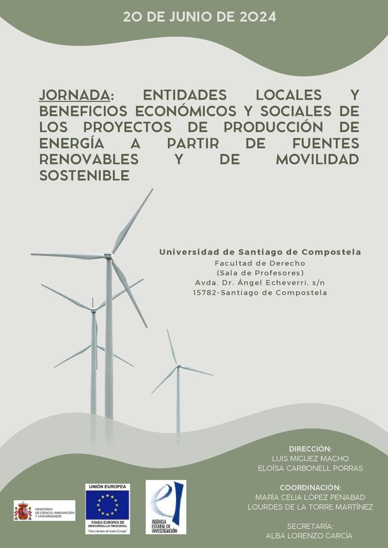 Entidades Locales y Beneficios Económicos y Sociales de los Proyectos de Producción de Energía a partir de Fuentes Renovables y de Movilidad Sostenible